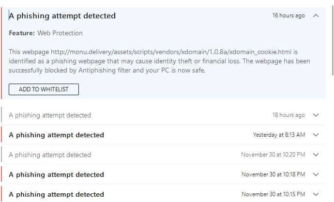 Bitdefender keeping you safe from phishing