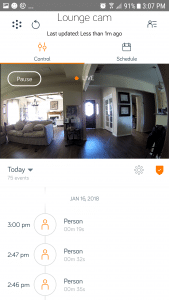 Hive Security Camera Hive App feature #shop #ces2018 #smarthome