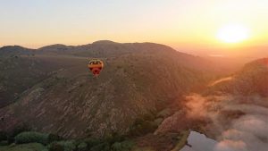 Sony Xperia XZ2 photo from hot air balloon in South Africa