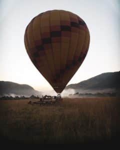 Sony Xperia XZ2 photo from hot air balloon in South Africa