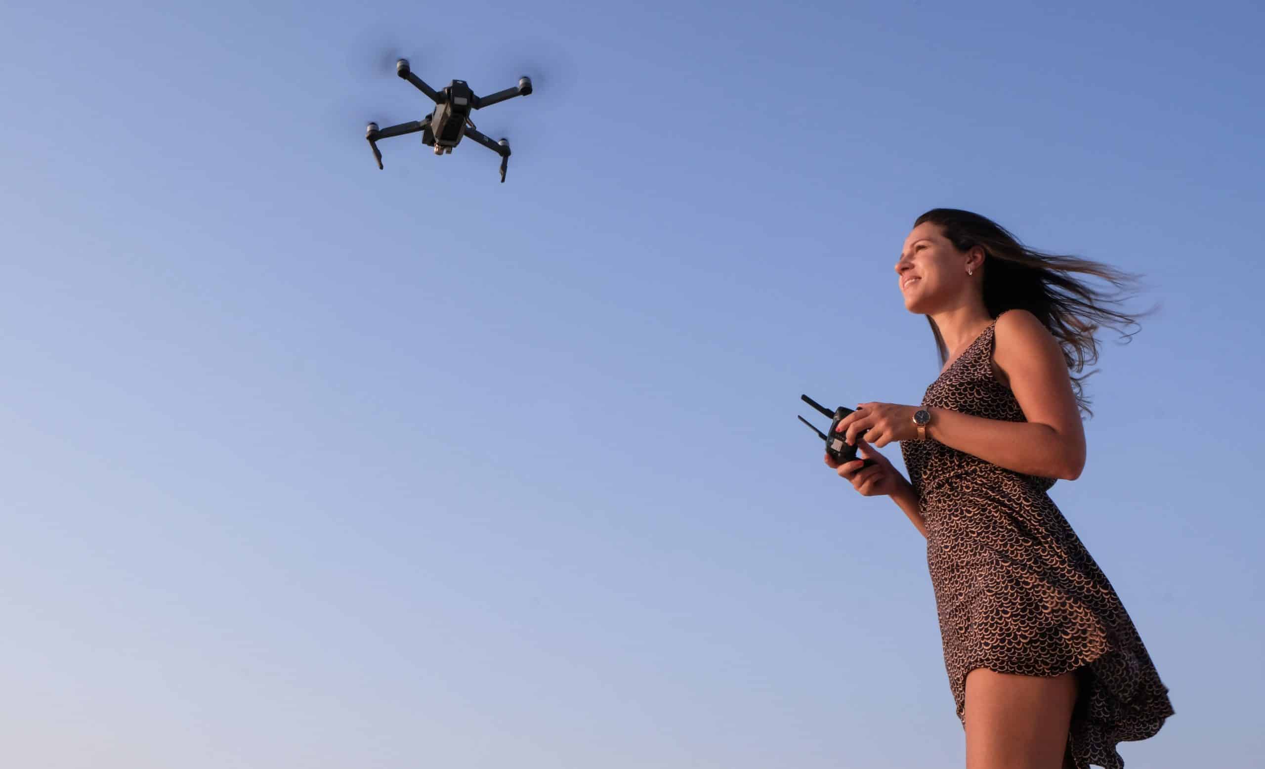 How do drones follow you?
