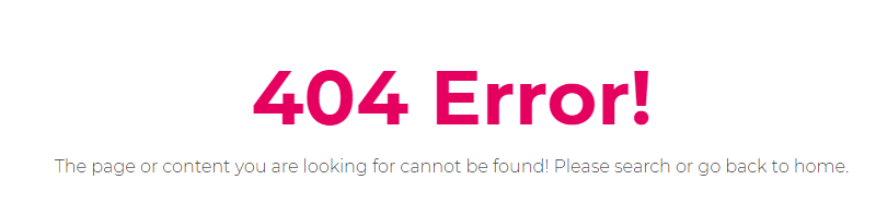 email do not do tip -404 error