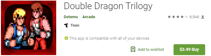 double dragon retro games