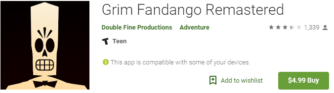 grim fandango retro game