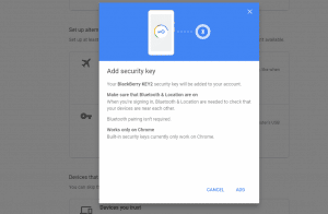 google security key phone