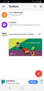 TextNow-ads