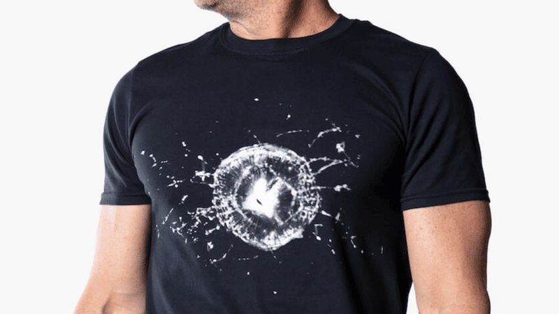 Tesla launched an epic CyberTruck Bulletproof shirt