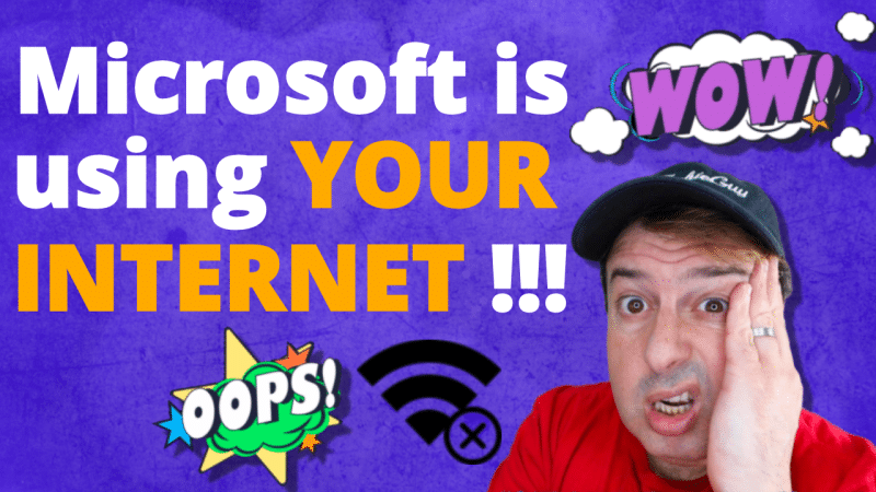 Windows uses your bandwidth to deliver Updates to other people – Here’s how to stop that: