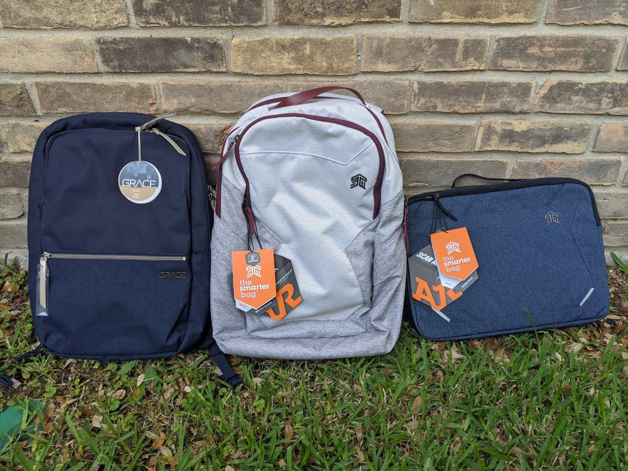 Why are these STM laptop bags the best laptop bags for every situation: Myth 28L, Myth Brief, Grace Pack