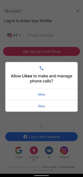 Likee app - phone access - TheTechieGuy