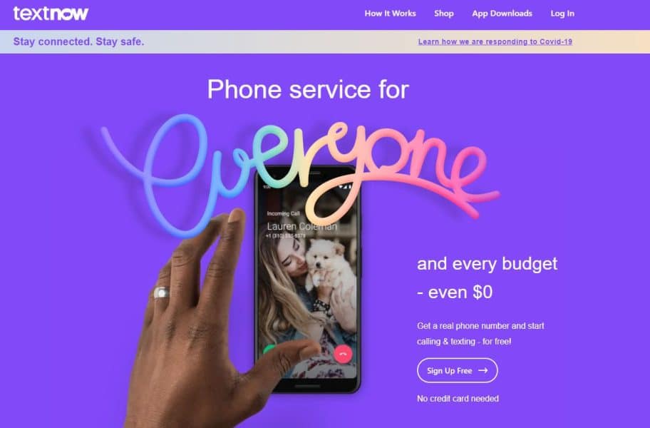 textnow - save money tips