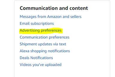 stop Amazon spying on you