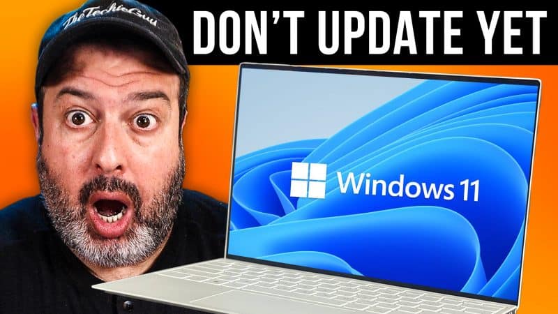 BEFORE updating to Windows 11 - do this