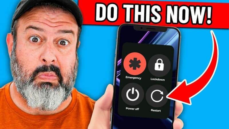 Reboot your phone NOW!